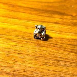 Sterling silver “I love you” bear 925 charm slide super cute gift! 🎁 🐻 ❤️